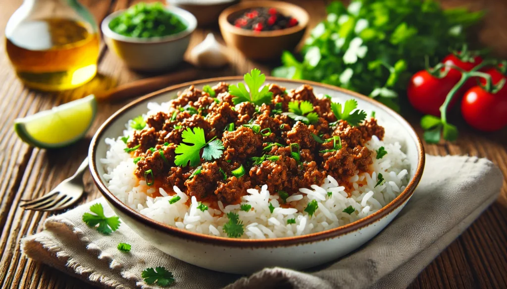 Ground Beef and Rice